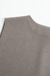 SWAYING/KNIT double-sided slim cardigan vest SW24SS1T48 marl